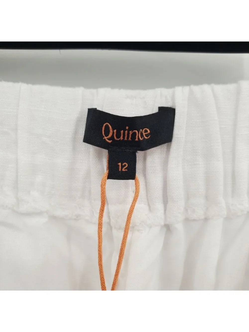 Quince 100% European Flax Linen Pleated Trouser Women Size 12 NWT Casual